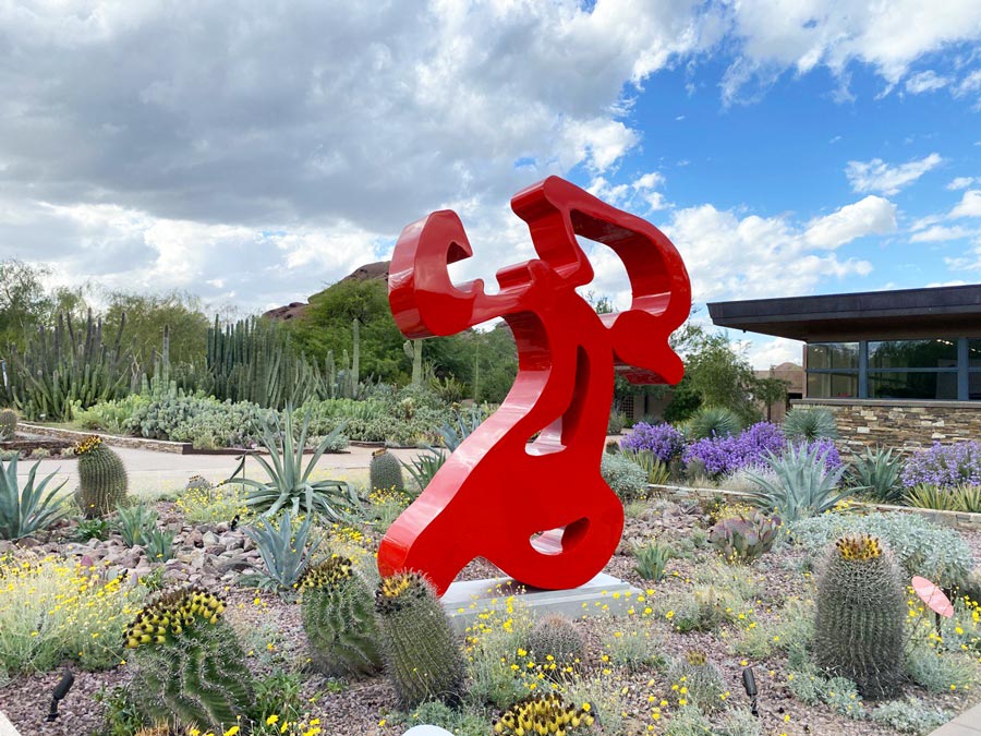 'Playing with Stars' Exhibit in the  Desert Botanical Garden
